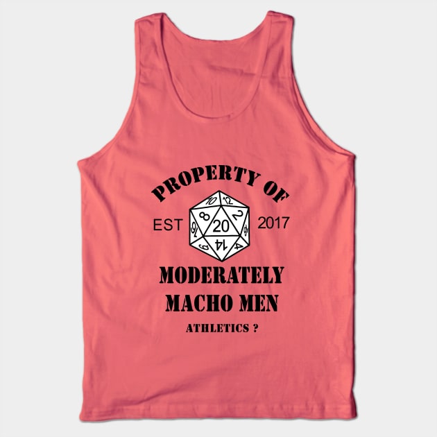 Moderately Macho Men - Athletics? Tank Top by mennell
